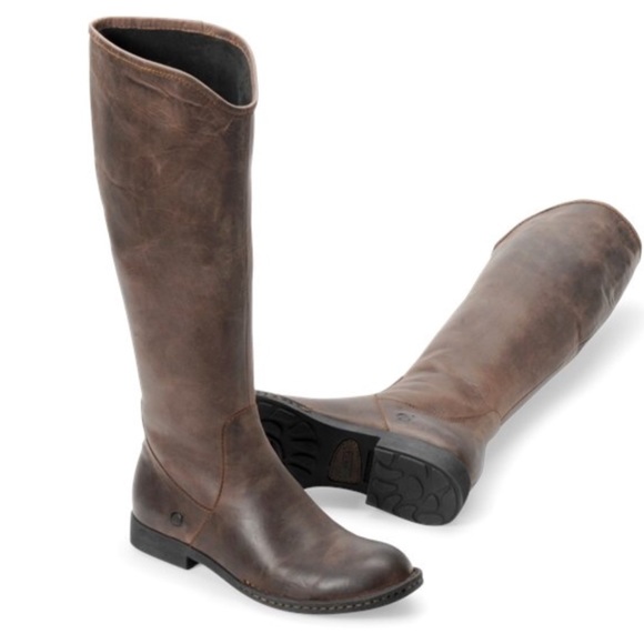 Born Shoes - Born Alissa Distressed Leather Style Boots